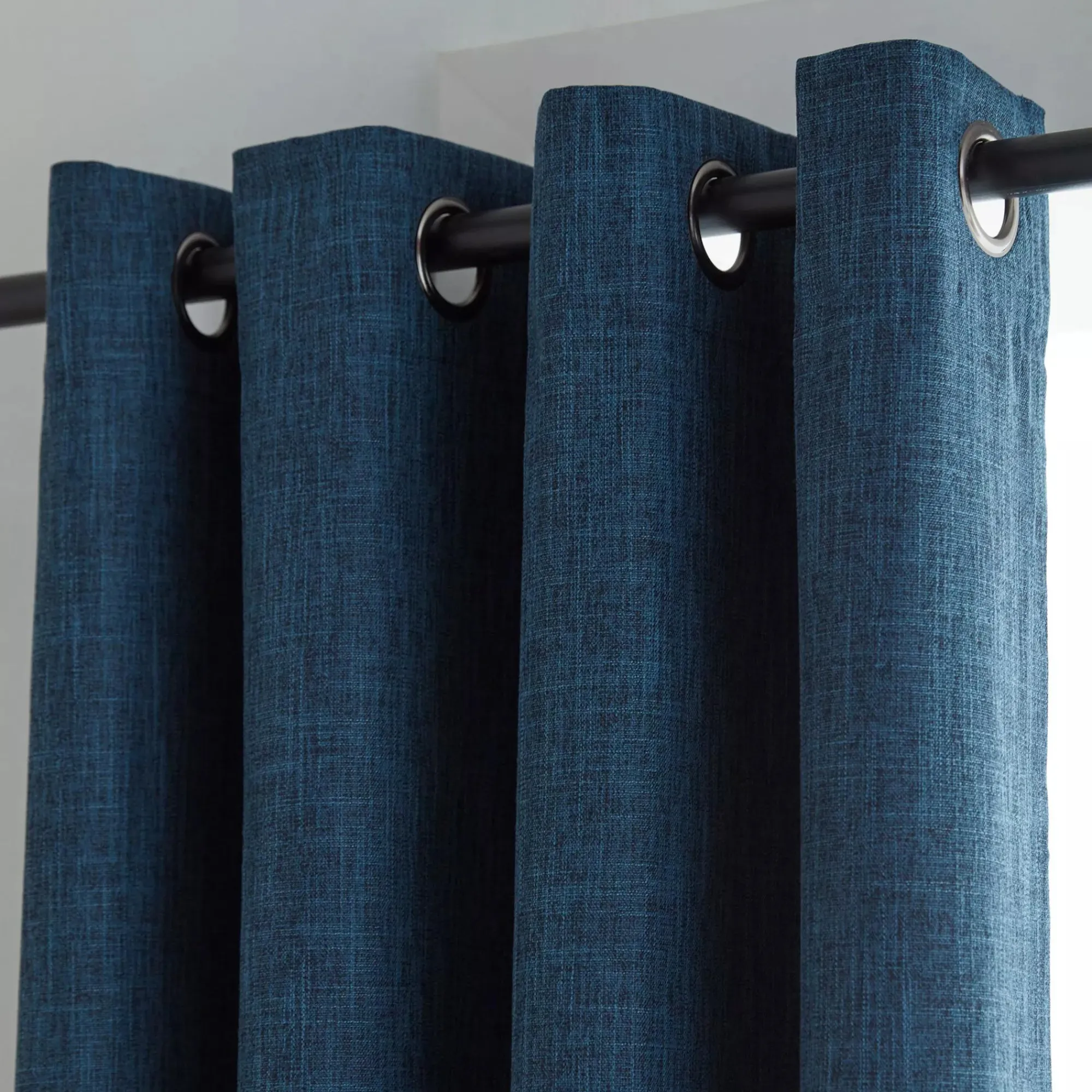 Bouclair Blue Chita Blackout Curtain* Sheer Curtains & Window Sheer Panels|Blackout Window Curtains