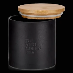Bouclair Green Tea Candle with Wooden Lid* Candles & Candle Stick Holders