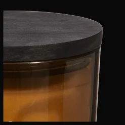 Bouclair Green Tea Candle with Wooden Lid* Candles & Candle Stick Holders