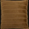 Bouclair Brown Cougar Faux Fur Throw Pillow* Decorative Throw Pillows