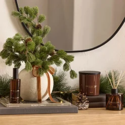 Bouclair Brown Doodle Boucle Decorative Throw Pillow* Decorative Throw Pillows