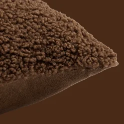 Bouclair Brown Doodle Boucle Decorative Throw Pillow* Decorative Throw Pillows