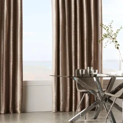 Bouclair Brown Straker Blackout Curtain* Sheer Curtains & Window Sheer Panels|Blackout Window Curtains