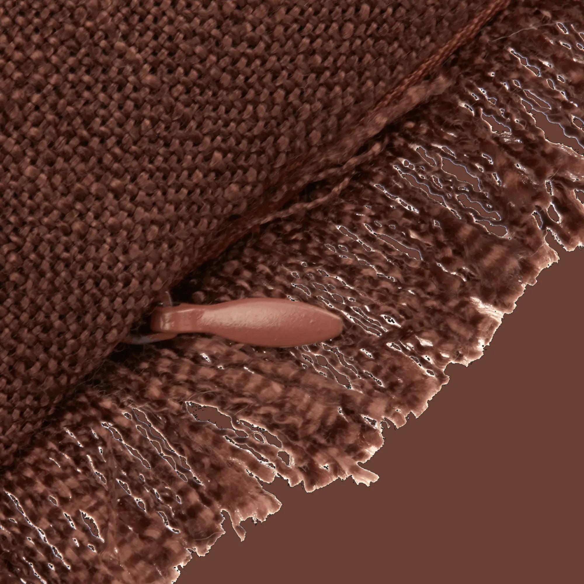 Bouclair Brown Taha Decorative Pillow* Decorative Throw Pillows