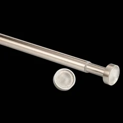 Bouclair Brushed Nickel Curtain Tension Rod - Diameter 22/25 mm* Curtain Rods