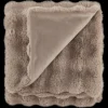 Bouclair Bubble Faux Fur Throw* Decorative Throws & Blankets