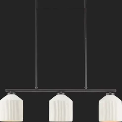 Bouclair 3-Bulb Metal and Ceramic Ceiling Lamp* Ceiling Lamps