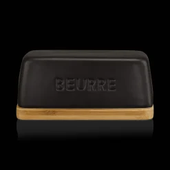 Bouclair Ceramic & Wood Butter Dish* Dinnerware|Kitchen & Dining Accessories