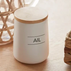 Bouclair Ceramic Garlic Container* Dinnerware|Kitchen & Dining Accessories