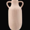 Bouclair Ceramic Red Vase with Handles* Home Decorative Items & Objects