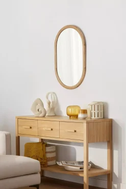 Bouclair Ceramic Tray with Rope on Handles* Home Decorative Items & Objects