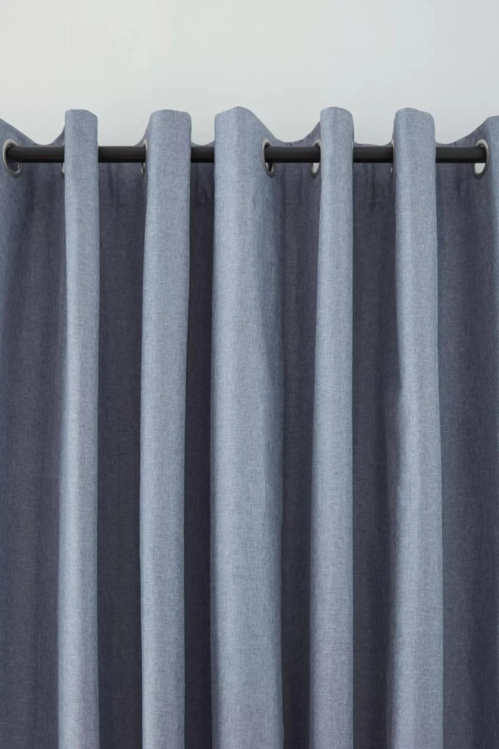 Bouclair Charcoal Chambray Blackout Curtain* Sheer Curtains & Window Sheer Panels|Blackout Window Curtains