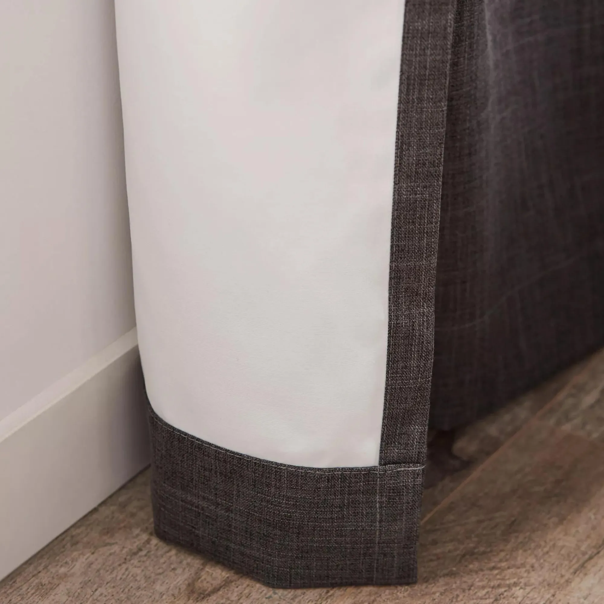 Bouclair Charcoal Chita Back Tab Blackout Curtain* Sheer Curtains & Window Sheer Panels|Blackout Window Curtains