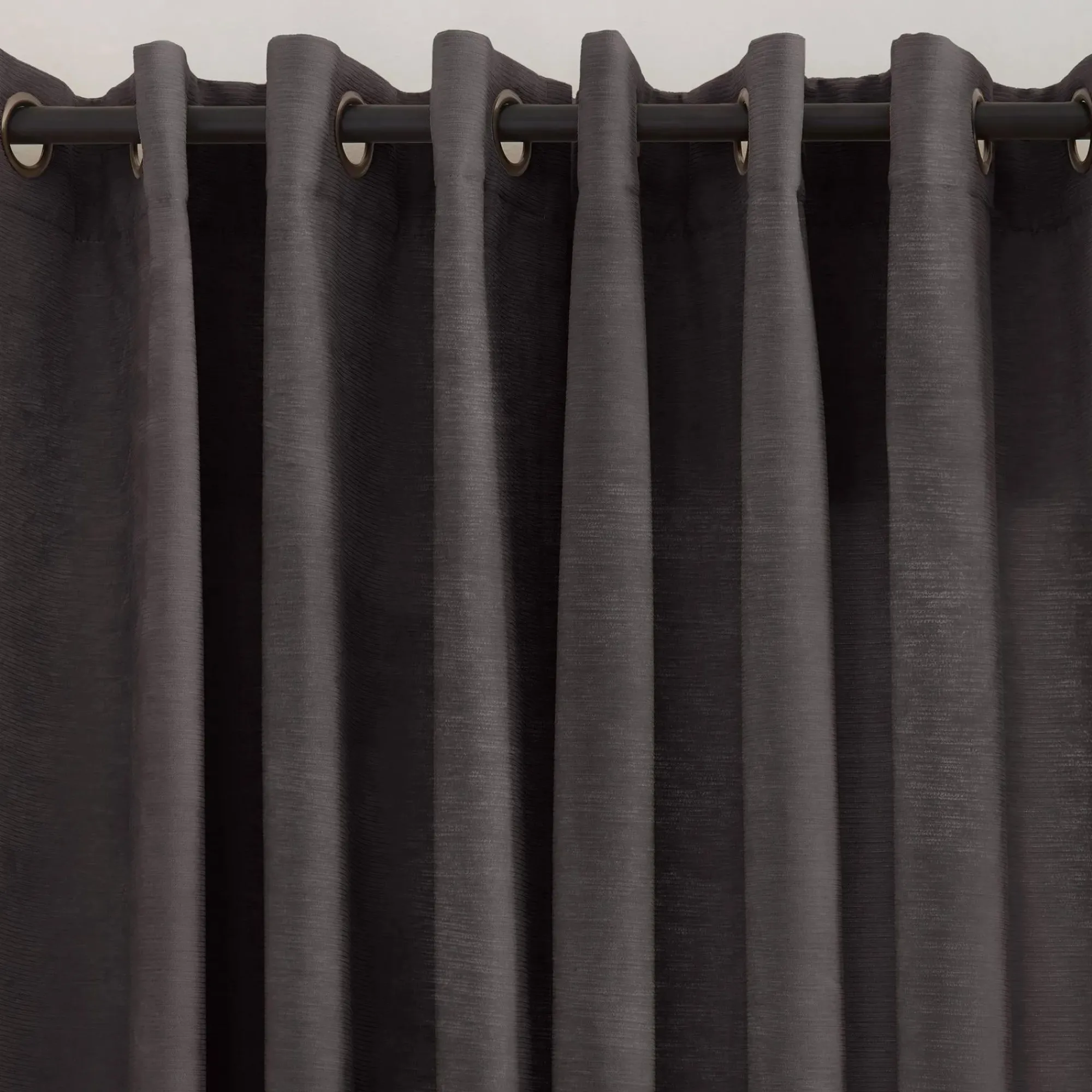 Bouclair Charcoal Emile Panel Curtain* Sheer Curtains & Window Sheer Panels|Room Darkening & Light Filtering Curtains