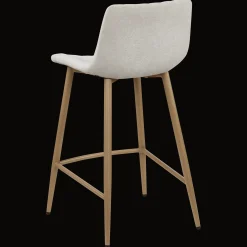 Bouclair Chita Fabric and Metal Bar Stool* Furniture Accessories|Bar & Counter Stools