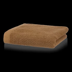 Bouclair Cognac Textured Hand Towel* Bath Towels