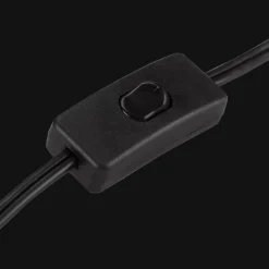 Bouclair Cognac Transparent Glass Table Lamp with Shade* Table Lamps