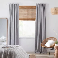 Bouclair Cordless Tahiti Bamboo Roman Shade* Window Blinds & Shades