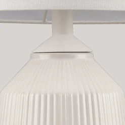 Bouclair Cream Ceramic Table Lamp* Table Lamps