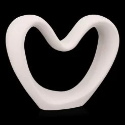 Bouclair Cream Decorative Ceramic Heart* Home Decorative Items & Objects