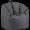 Bouclair Dark Grey Canvas Bean Bag* Junior Bedroom Furniture