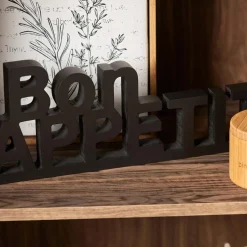 Bouclair Decorative Words Bon Appetit 36 x 14.25 cm.* Dinnerware|Kitchen & Dining Accessories