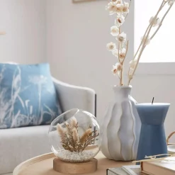Bouclair Dried Flowers Glass Dome* Home Decorative Items & Objects