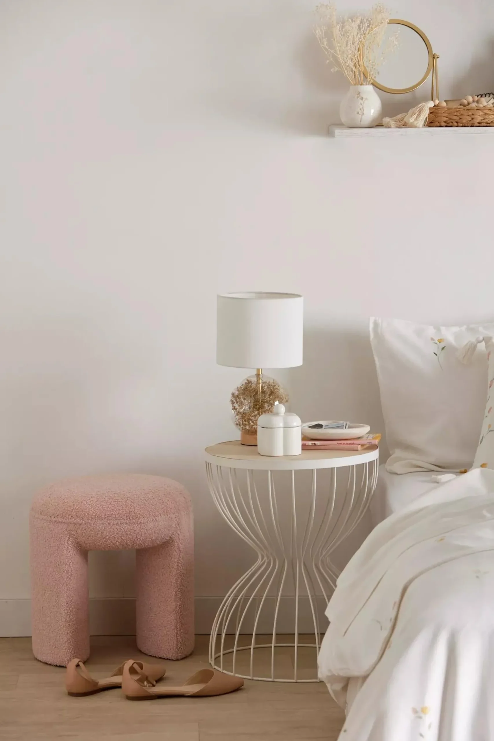 Bouclair Dried Flowers Table Lamp* Junior Lighting