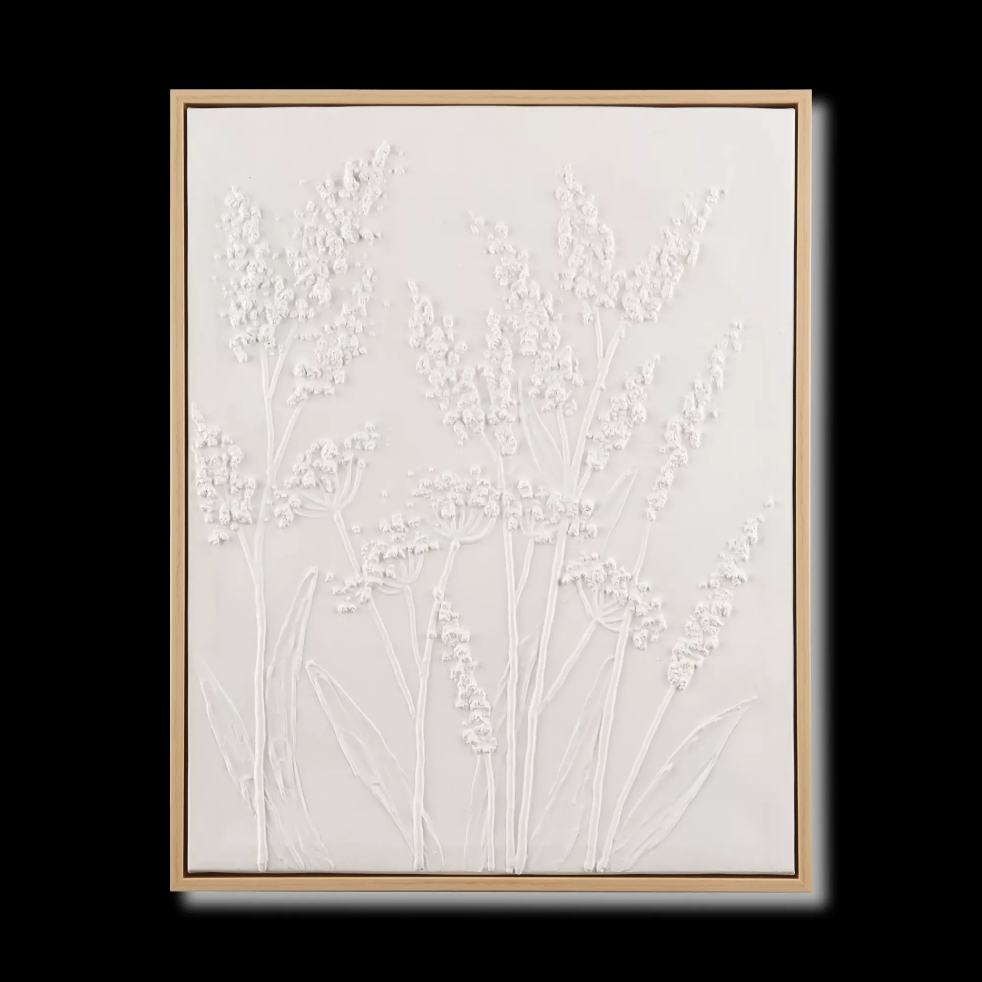 Bouclair Dried Stem Oil Painted Framed Art* Oil Paintings