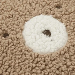 Bouclair Emery Brown Teddy Throw Pillow* Nursery Throw Pillows