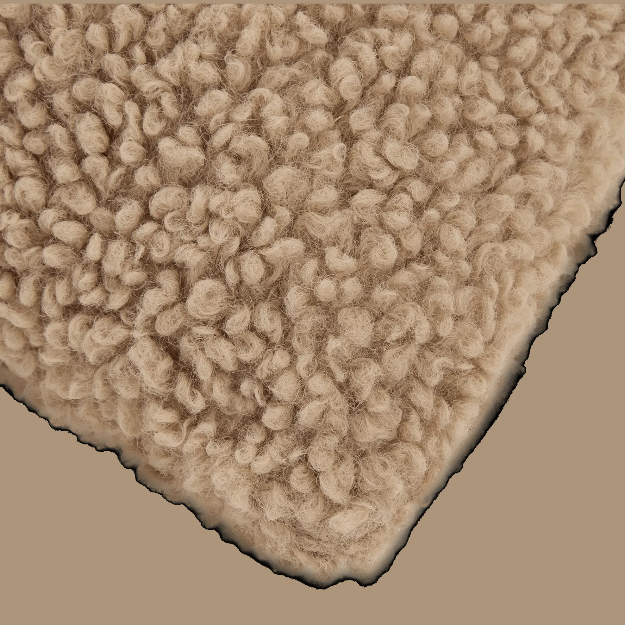 Bouclair Emery Brown Teddy Throw Pillow* Nursery Throw Pillows