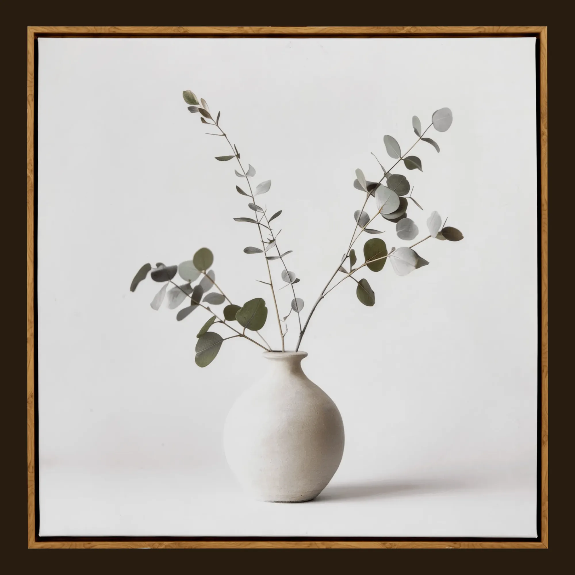 Bouclair Eucalyptus in a Vase Framed Art* Printed & Photography Wall Art Canvases