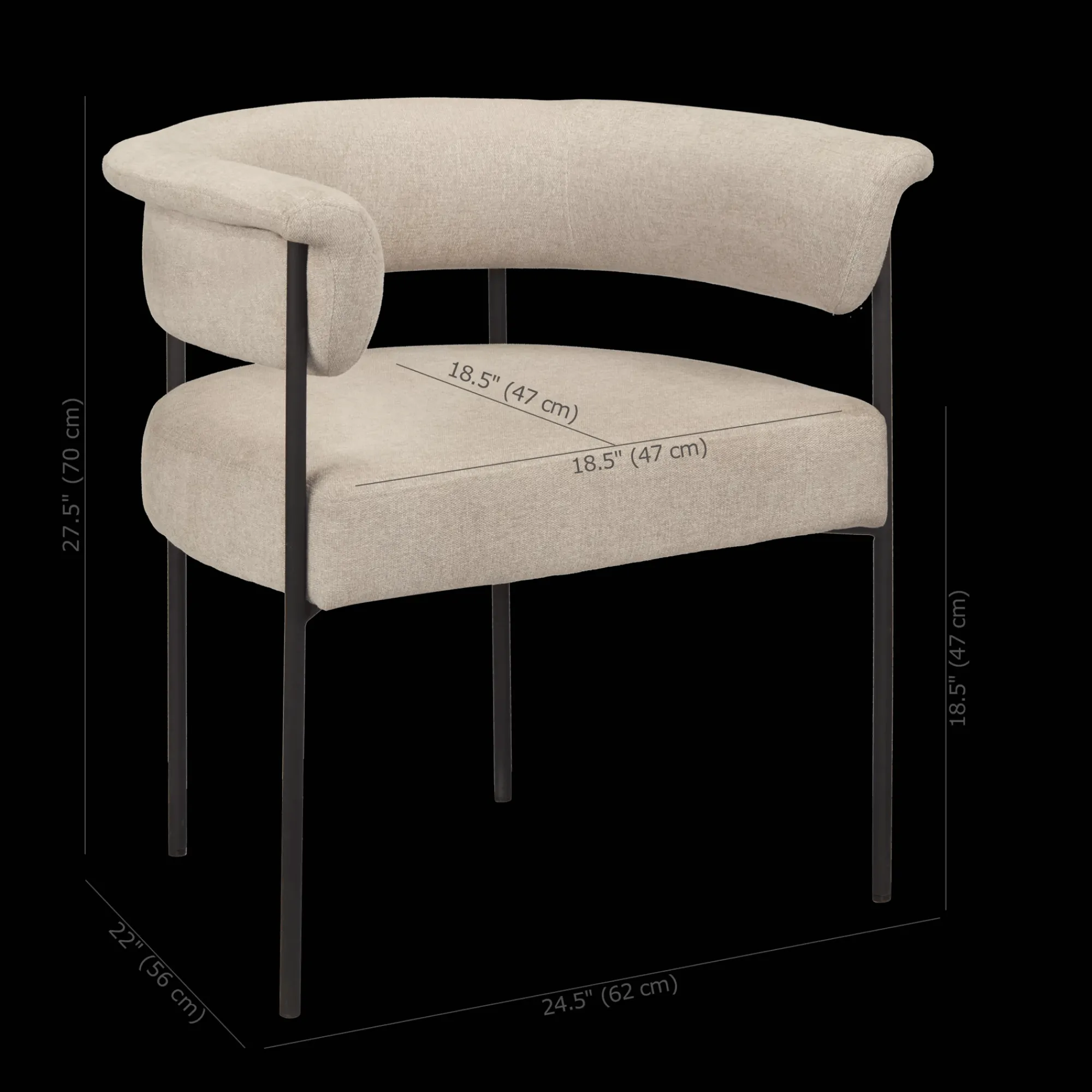 Bouclair Fabric Accent Chair* Accent Chairs & Sofas|Accent Chairs