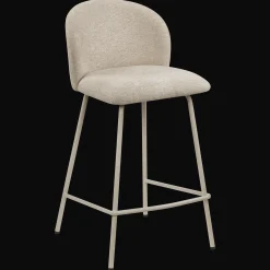 Bouclair Fabric and Metal Bar Stool* Furniture Accessories|Bar & Counter Stools