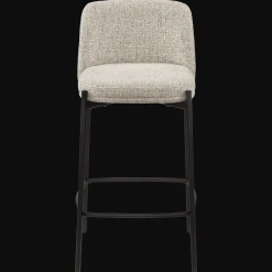 Bouclair Fabric and Metal Bar Stool* Furniture Accessories|Bar & Counter Stools