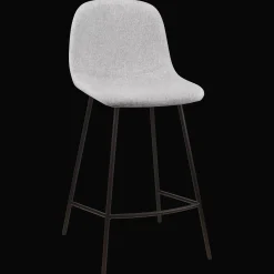 Bouclair Fabric and Metal Bar Stool* Furniture Accessories|Bar & Counter Stools