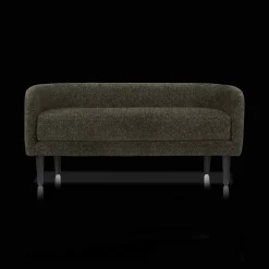 Bouclair Fabric and Metal Bench* Entryway Benches Ottomans And Poufs|Ottomans & Benches