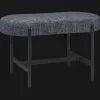 Bouclair Fabric and Metal Bench* Entryway Benches Ottomans And Poufs|Ottomans & Benches