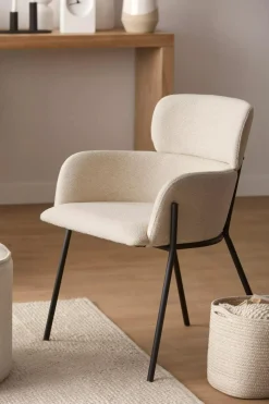 Bouclair Fabric and Metal Dining Chair* Furniture Accessories|Dining Chairs