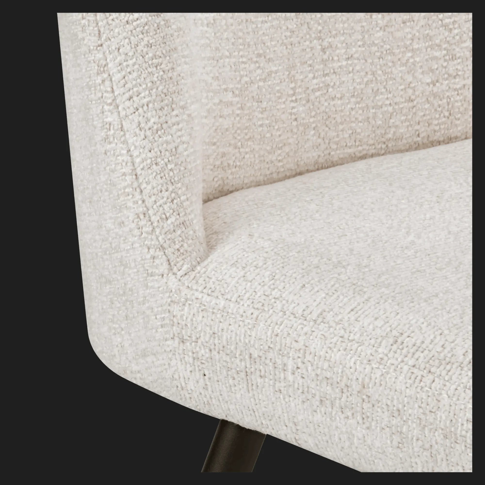 Bouclair Fabric and Metal Dining Chair* Furniture Accessories|Dining Chairs