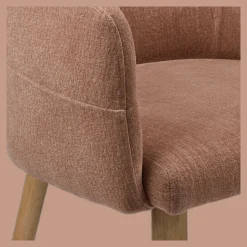 Bouclair Fabric and Wood Accent Chair* Furniture Accessories|Dining Chairs