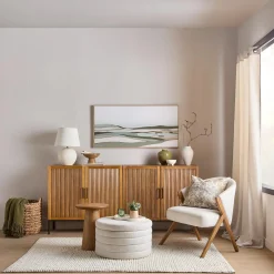 Bouclair Fabric and Wood Accent Chair* Accent Chairs & Sofas|Accent Chairs