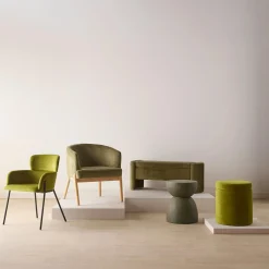 Bouclair Fabric and Wood Accent Chair* Accent Chairs & Sofas|Accent Chairs