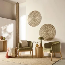 Bouclair Fabric and Wood Accent Chair* Accent Chairs & Sofas|Accent Chairs