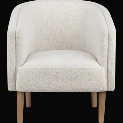 Bouclair Fabric and wood accent chair* Accent Chairs