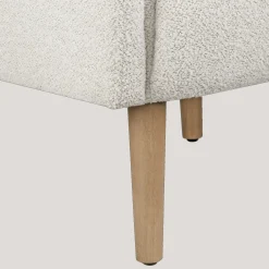 Bouclair Fabric and wood accent chair* Accent Chairs