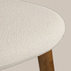 Bouclair Fabric and Wood Counter Stool* Furniture Accessories|Bar & Counter Stools