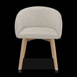 Bouclair Fabric and Wood Dining Chair* Furniture Accessories|Dining Chairs