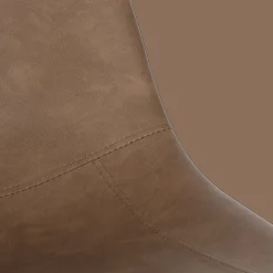 Bouclair Faux Leather and Metal Adjustable Bar Stool* Furniture Accessories|Bar & Counter Stools