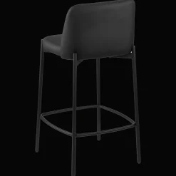 Bouclair Faux Leather and Metal Bar Stool* Furniture Accessories|Bar & Counter Stools